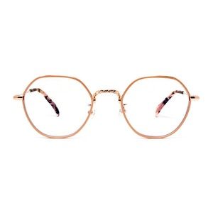 DIFF Eyewear Blue Light Ridley in Rose Gold NIB